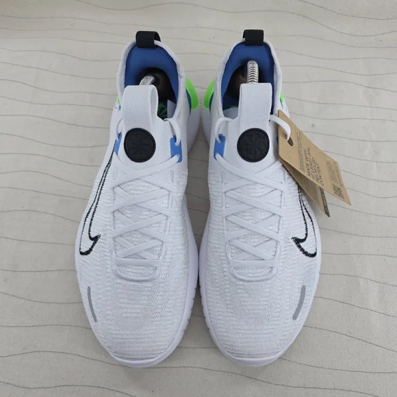 Nike Mens Free RN FK Next Nature White Running Shoes FB1276-104 Size 8.5 NEW